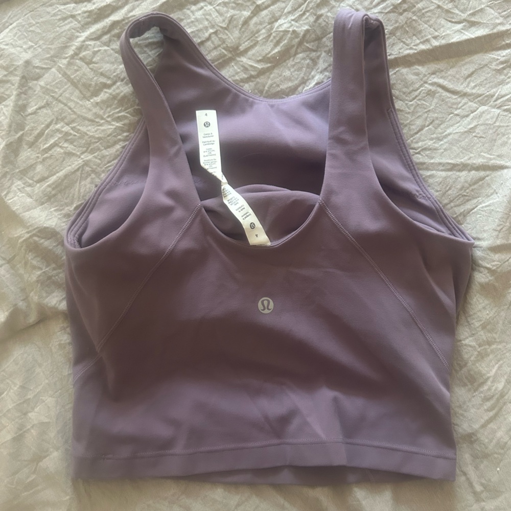 lululemon purple align tank size 4